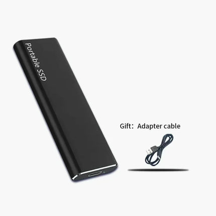 External Hard Drive Portable SSD with USB 3.2 for Fast File Transfers | Slim Design for Easy Everyday Backup
