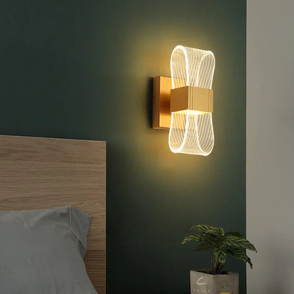 Nordic LED Wall Lamp with Sculptural Aluminium Design | Warm Ambient Light for Modern Home Decor