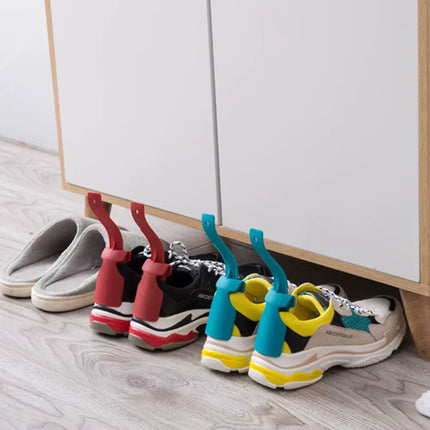 Long Handled Shoe Horn for Seniors, No Bend Dressing Aid for Standing Use and Limited Flexibility