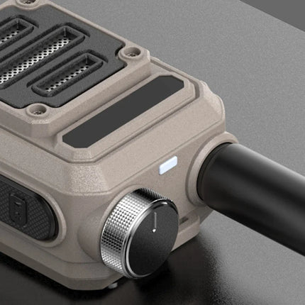 Waterproof Walkie Talkie, Rechargeable Two Way Radios with Flashlight and Display