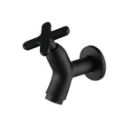Outdoor Faucet, Solid Brass Wall Mounted Faucet with Single Lever, Laundry Faucet, Cold Water Tap for Garden