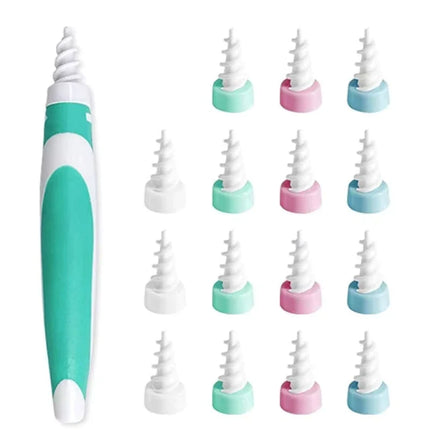 Spiral Ear Cleaner Tool with Gentle Silicone Tips | Safe & Effective Ear Wax Removal