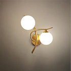 Wall Sconces, Double Globe Wall Light for Hallway, Frosted Glass LED Wall Lamp for Living Room and Bedroom_00