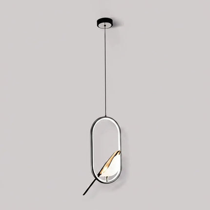 Magpie Pendant Light with Adjustable 31W LED | Nordic Bird Design for Serene Home Illumination