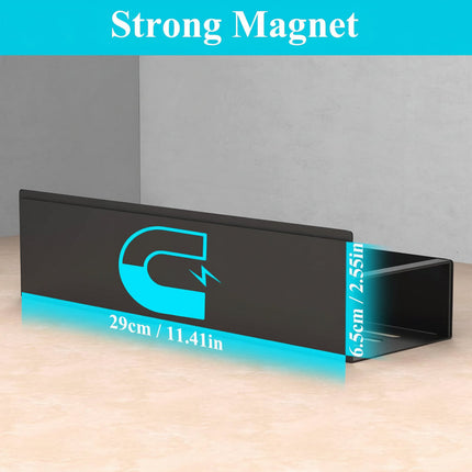 Magnetic Spice Rack Organizer for Refrigerator with Strong Hold | Space-Saving Kitchen Storage for Easy Access