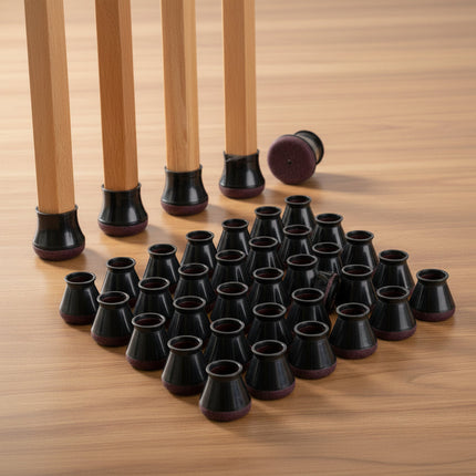 Silicone Chair Leg Floor Protectors for Scratch-Free Floors | Durable Caps for Noise Reduction and Easy Movement