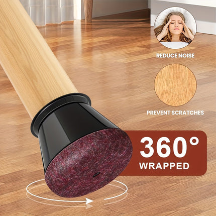 Silicone Chair Leg Floor Protectors for Scratch-Free Floors | Durable Caps for Noise Reduction and Easy Movement