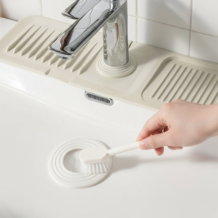 Silicone Sink Mat with Self-Draining Design | Water-Resistant Drip Catcher for Clean Countertops