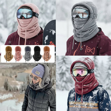 Windproof Fleece Ski Mask Balaclava with Adjustable Fit | Full Face Coverage for Cold Weather Activities