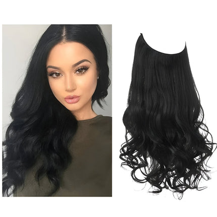 Natural Wavy Human Hair Clip-In Extensions Set | 35-45 cm for Effortless Volume and Length