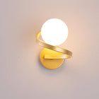Modern Wall Sconces for Bedroom, Glass Globe LED Wall Light, Up and Down Sconce Lamp for Hallway and Mirror_05