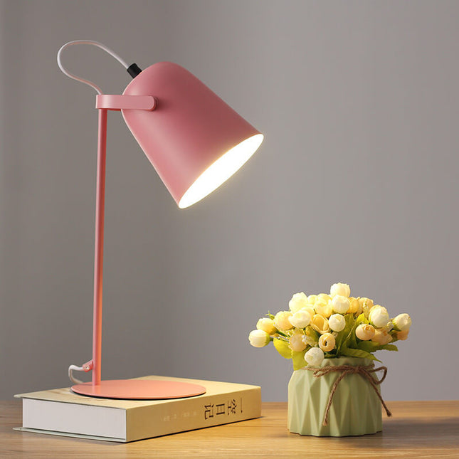 Modern Table Lamp, LED Desk Lamp for Reading and Study, Nordic Metal Bedside Lamp for Bedroom and Office_08