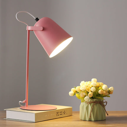 Nordic Metal LED Desk Lamp with Eye-Friendly Lighting | Minimalist Design for Reading and Studying