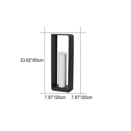 Modern Square Outdoor LED Light with Adjustable Colour Modes | Waterproof Solar and Wired Options for Stylish Illumination