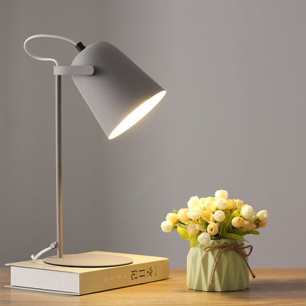 Nordic Metal LED Desk Lamp with Eye-Friendly Lighting | Minimalist Design for Reading and Studying