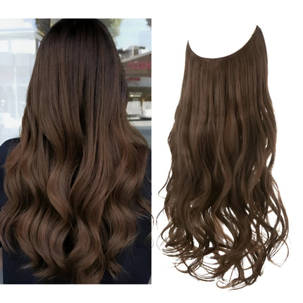 Natural Wavy Human Hair Clip-In Extensions Set | 35-45 cm for Effortless Volume and Length