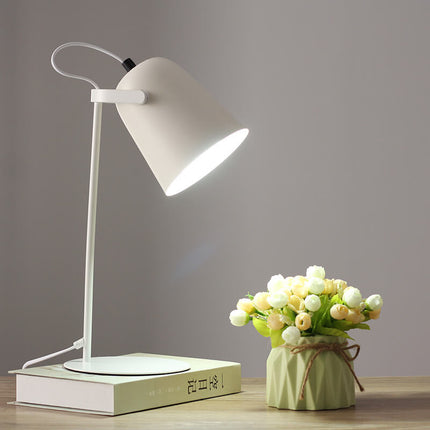 Nordic Metal LED Desk Lamp with Eye-Friendly Lighting | Minimalist Design for Reading and Studying