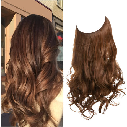 Natural Wavy Human Hair Clip-In Extensions Set | 35-45 cm for Effortless Volume and Length