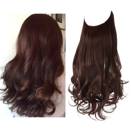 Natural Wavy Human Hair Clip-In Extensions Set | 35-45 cm for Effortless Volume and Length