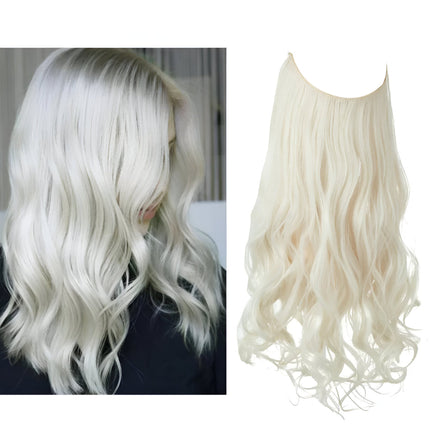 Natural Wavy Human Hair Clip-In Extensions Set | 35-45 cm for Effortless Volume and Length