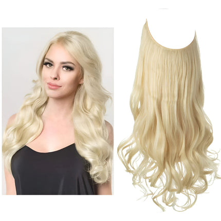 Natural Wavy Human Hair Clip-In Extensions Set | 35-45 cm for Effortless Volume and Length