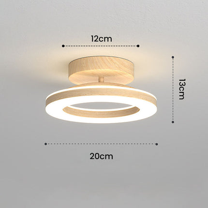 Acrylic Round LED Ceiling Light with Modern Minimalist Design | Soft, Even Illumination for Hallways and Entrances