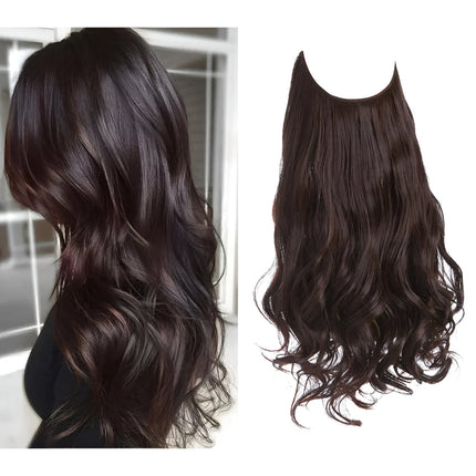Natural Wavy Human Hair Clip-In Extensions Set | 35-45 cm for Effortless Volume and Length