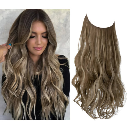 Natural Wavy Human Hair Clip-In Extensions Set | 35-45 cm for Effortless Volume and Length