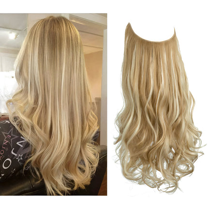 Natural Wavy Human Hair Clip-In Extensions Set | 35-45 cm for Effortless Volume and Length
