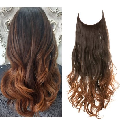 Natural Wavy Human Hair Clip-In Extensions Set | 35-45 cm for Effortless Volume and Length