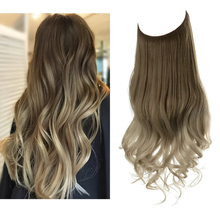 Natural Wavy Human Hair Clip-In Extensions Set | 35-45 cm for Effortless Volume and Length