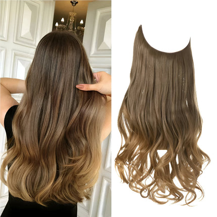 Natural Wavy Human Hair Clip-In Extensions Set | 35-45 cm for Effortless Volume and Length