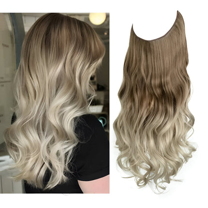 Natural Wavy Human Hair Clip-In Extensions Set | 35-45 cm for Effortless Volume and Length