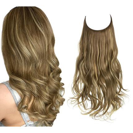 Natural Wavy Human Hair Clip-In Extensions Set | 35-45 cm for Effortless Volume and Length