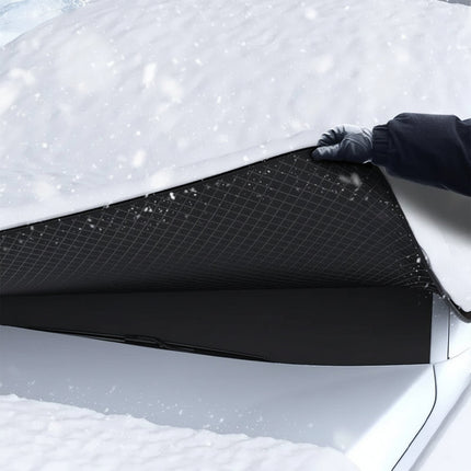Windshield Snow Cover with Magnetic Edges for Fast Ice Protection | Durable Oxford Fabric Fits Most Vehicles