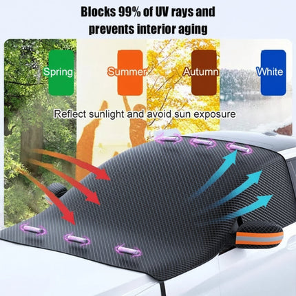Windshield Snow Cover with Magnetic Edges for Fast Ice Protection | Durable Oxford Fabric Fits Most Vehicles
