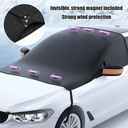 Windshield Snow Cover with Magnetic Edges for Fast Ice Protection | Durable Oxford Fabric Fits Most Vehicles