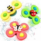 Baby Toys Suction Spinner 3 Pack, Sensory Toys for Infant High Chair and Bath Tub Toy, Spinning Car Seat Toy for Stroller_00