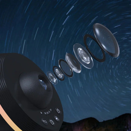 Space Projection Light with Adjustable Projection Area | Starry Room Display for Relaxing Atmosphere
