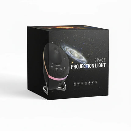 Space Projection Light with Adjustable Projection Area | Starry Room Display for Relaxing Atmosphere