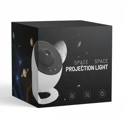 Space Projection Light with Adjustable Projection Area | Starry Room Display for Relaxing Atmosphere