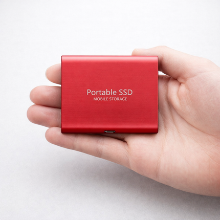 512GB Portable SSD External Drive with Fast Transfer Speed | Compact USB-C Storage for Photos and Videos