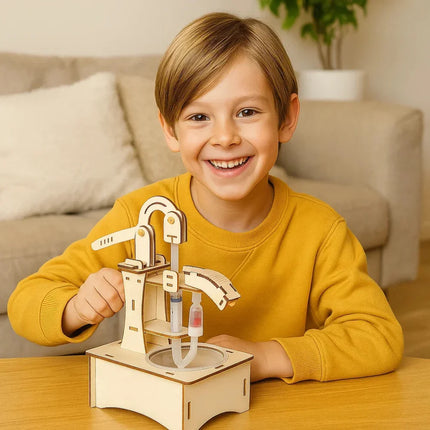 STEM Building Kit Electric Airplane with Motorized Propeller | Hands-On Science Learning for Kids