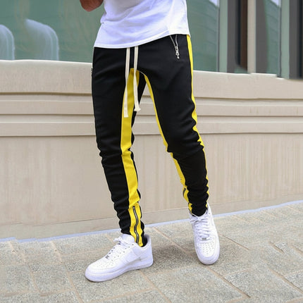 Men's Slim Fit Joggers with Side Stripe Design | Comfortable Athletic Sweatpants for Everyday Movement