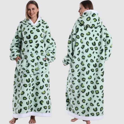 Oversized Blanket Hoodie with Large Hood | Comfortable Wearable Blanket for Home and Outdoor Relaxation