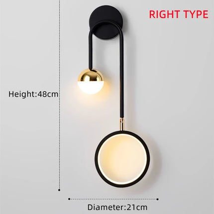 Modern LED Wall Light with Sculptural Design | Directional Soft Ambient Lighting for Stylish Interiors