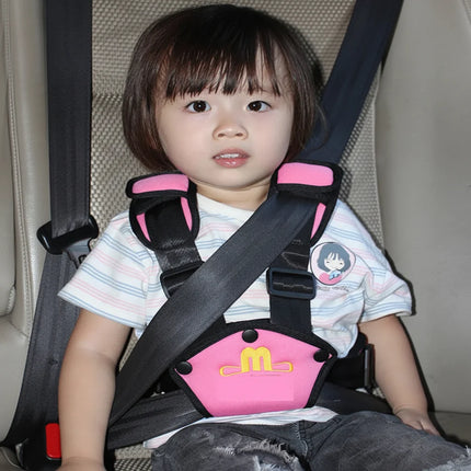 Portable Children's Car Seat Vest with Easy Installation | Secure Fit for Safe Travel and Comfort