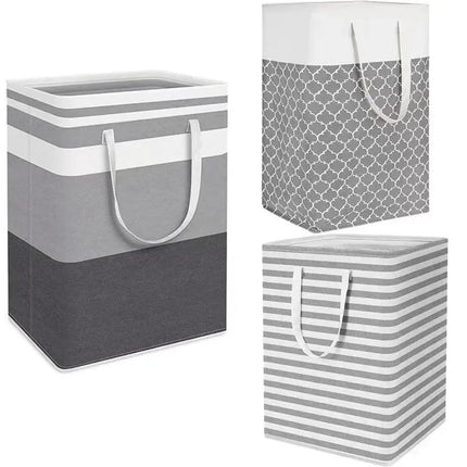 75L Waterproof Laundry Basket with Foldable Design | Durable Fabric Hamper with Handles for Easy Storage