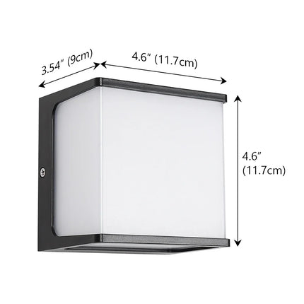 LED Outdoor Wall Light with IP65 Waterproof Rating | Sleek Modern Design for Safe Outdoor Illumination