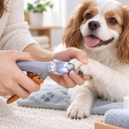 Dog Nail Clippers with LED Light, Pet Nail Clippers with Quick Sensor, Dog Claw Clippers for Safe Trimming_01